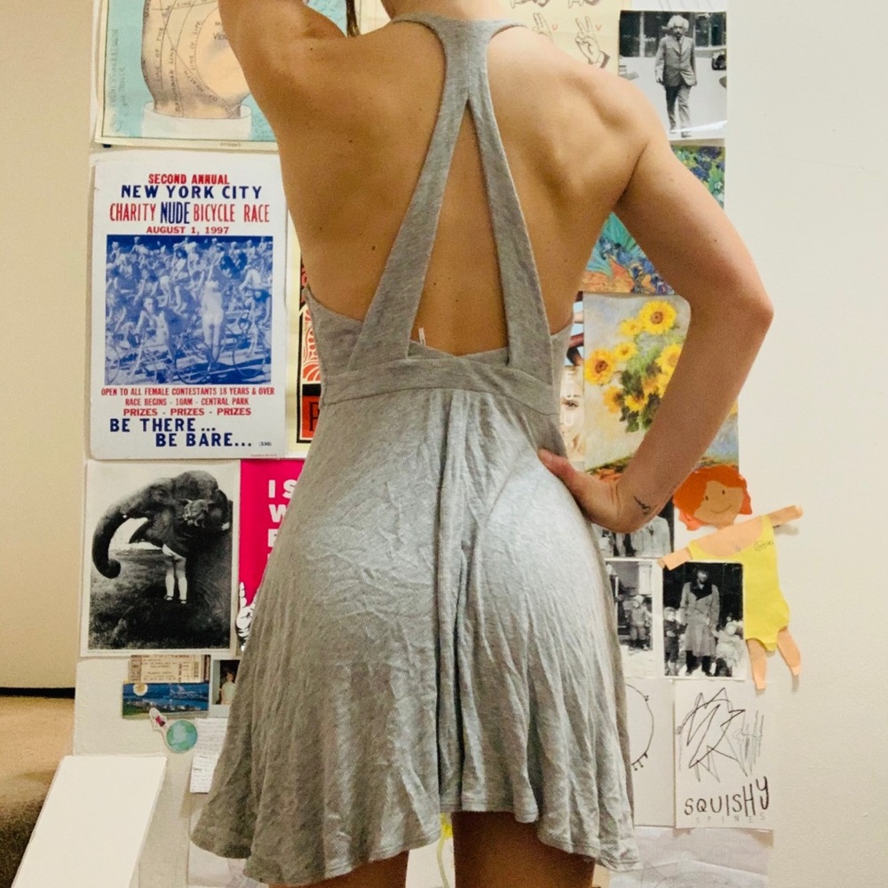 Lightweight open back dress